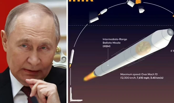 Daily Express: „Орешник“ ще прелети от Беларус до Лондон за по-малко от 9 мин. И ще вдигне градусите то 4000 по Целзий