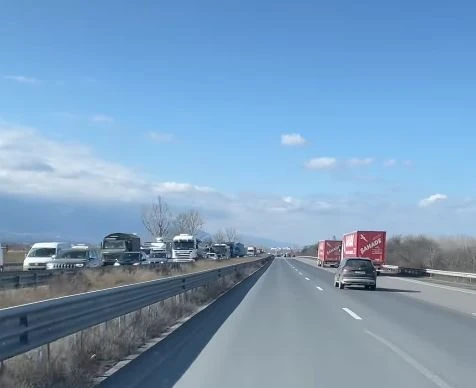 Ад за шофьорите на АМ "Тракия", ето какво се случва