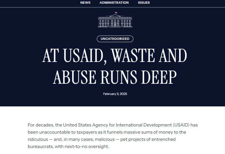 Белият дом публикува списък с най-„важните“ и нелепи разходи на USAID