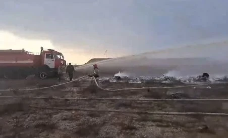 "Външни обекти" стоят зад самолетната катастрофа в Казахстан
