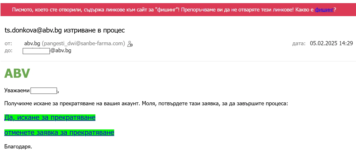 Всички потребители на поща в abv.bg трябва задължително да прочетат това СНИМКА