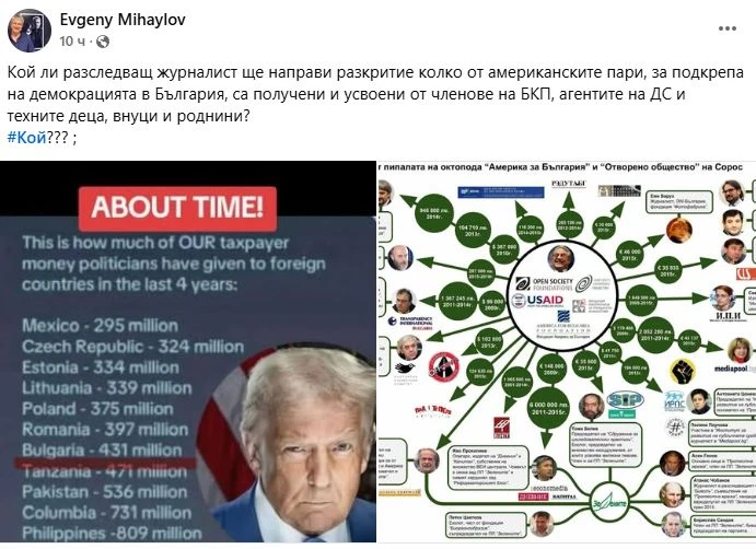 Колко от US парите, за подкрепа на демокрацията в България, са получени и усвоени от членове на БКП, агентите на ДС и техните деца, внуци и роднини?