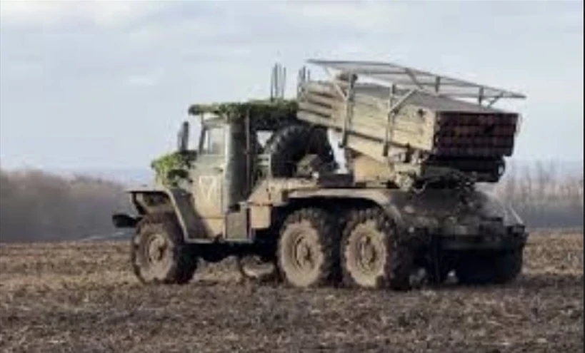 Украинските сили зрелищно поразиха движеща се руска РСЗО "Град" ВИДЕО