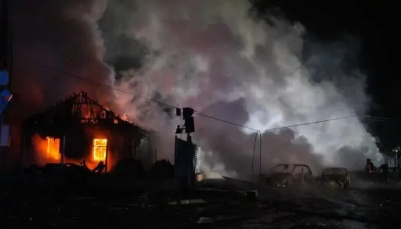 Взаимни атаки с дронове: Взривове в Запорожие и Харков, ВСУ нападна Краснодарския край ВИДЕО