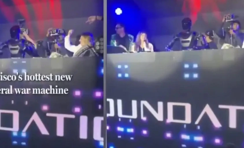 Робот зад Dj пулта стана звезда на парти в клуб ВИДЕО