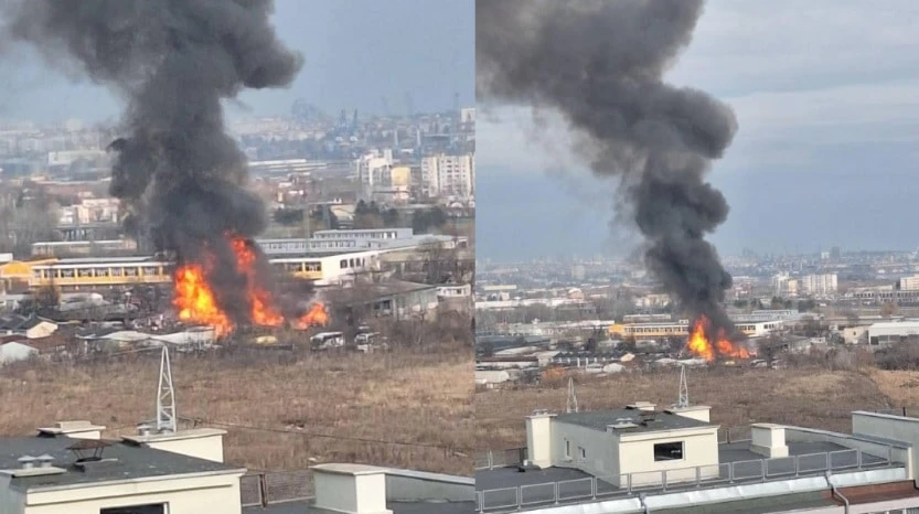 Огнен ад в Бургас, положението е критично СНИМКИ