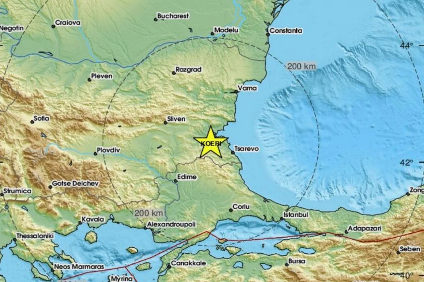 Трус разлюля България, епицентърът е в близост до Черно море КАРТИ