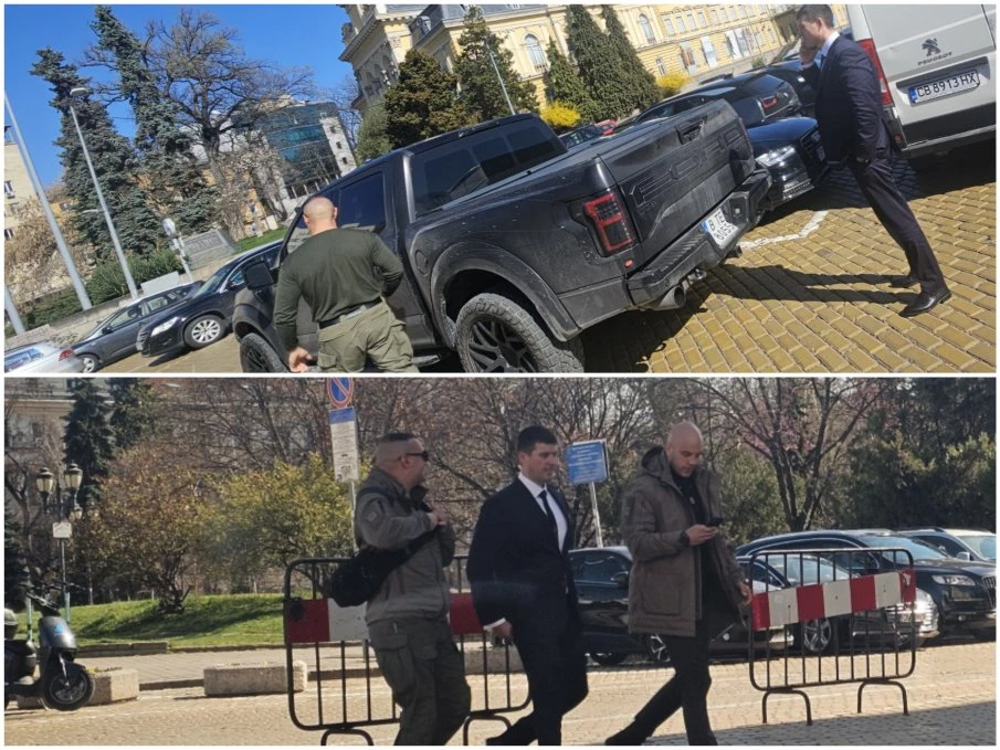 Тежка охрана варди "бедняка" Михайлов, спретнаха невъобразим хаос в центъра на София СНИМКИ
