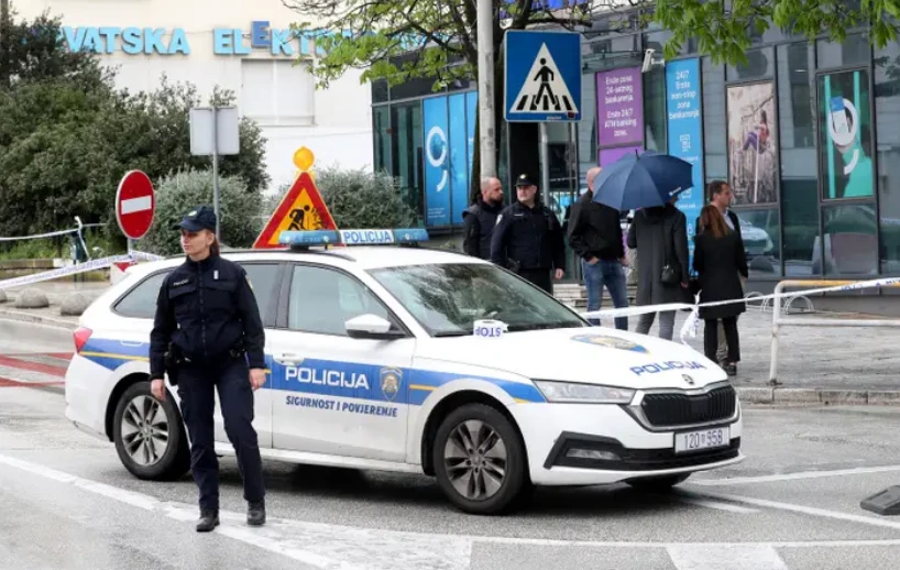 Стрелба в центъра на Сплит: Полицайка гръмна в главата... СНИМКИ