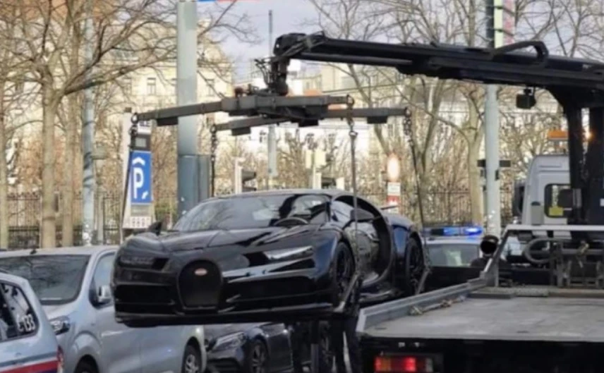 Полицията конфискува Bugatti Chiron за 3 млн. евро за превишена скорост СНИМКИ