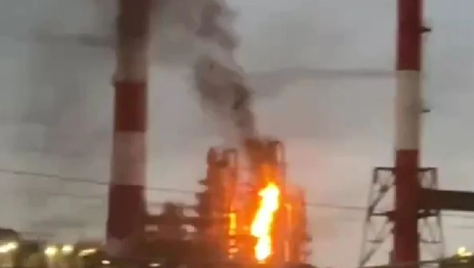 Извънредна ситуация в рафинерия на "Роснефт" ВИДЕО 