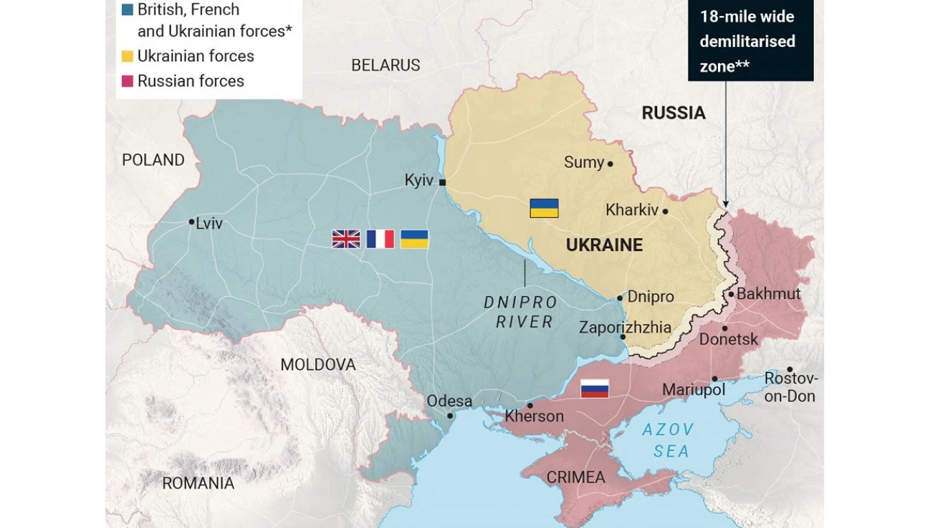 The Times: Разделят Украйна като Берлин през 1945 г., пратеникът на Тръмп обясни всичко! КАРТА