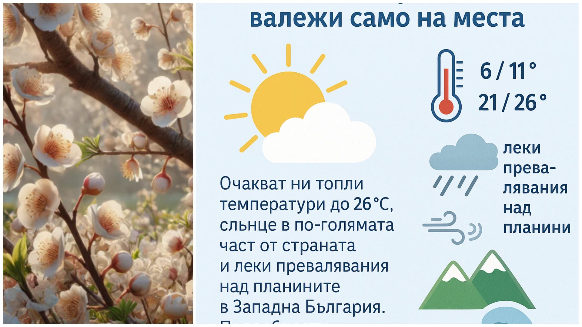 Порой в четвъртък, този район ще си отдъхне обаче