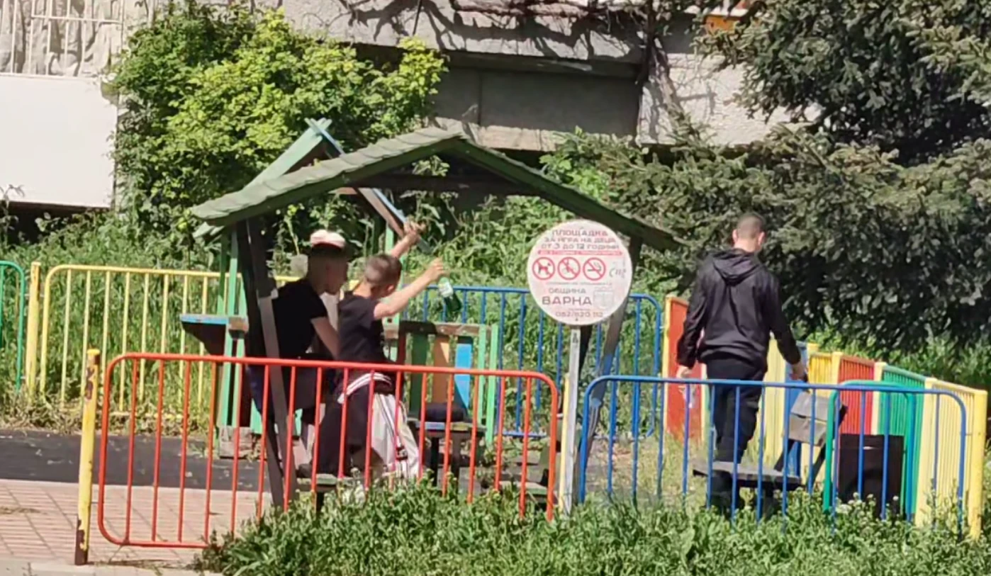 Пияни деца потресоха цяла Варна с тези действия ВИДЕО 18+