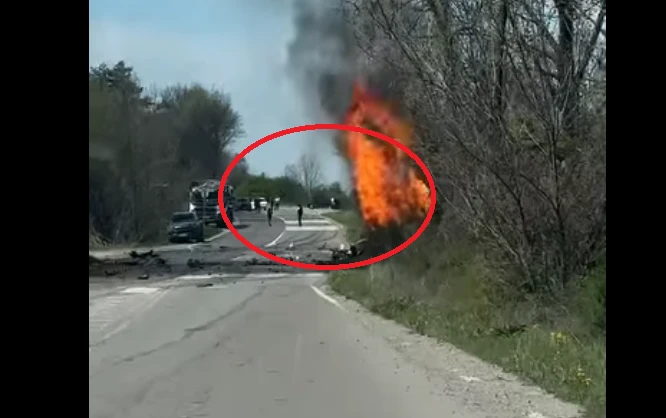Ужас на пътя София - Нови хан, шофьорите се сбъркаха какво да правят ВИДЕО