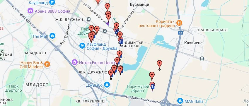 Кошмар в София, стотици останаха на тъмно 