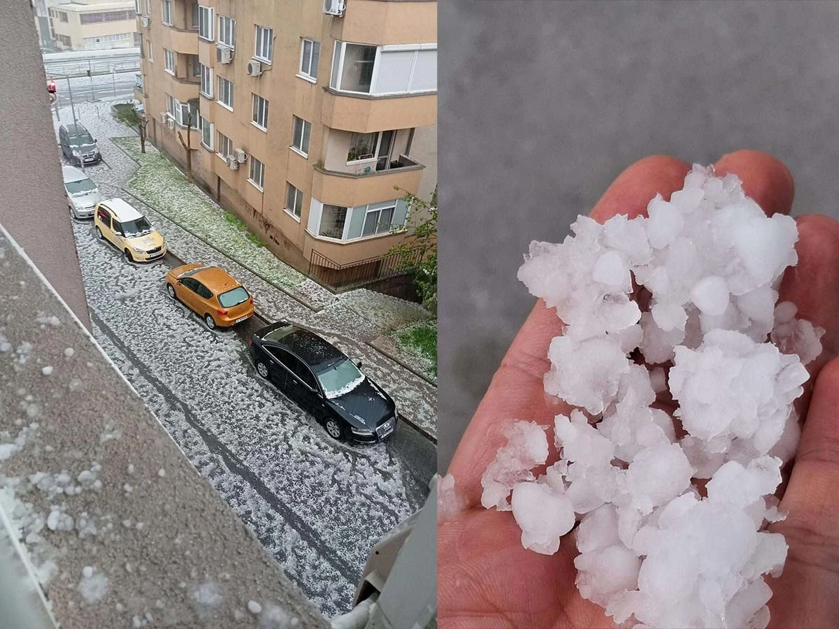 Градушката удари и Бургас: Нещо страшно се показа ВИДЕО
