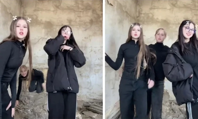 Ще го помнят: Вижте как Видео на тиктокърки в изоставена сграда завърши с неочакван край
