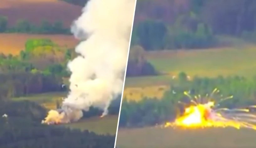 Бойците от ВСУ унищожиха ЗРК "Бук" и РСЗО "Ураган" на руските сили ВИДЕО