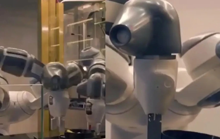Откриха ресторанта Burger Bot, където бургерите се създават от роботи Видео