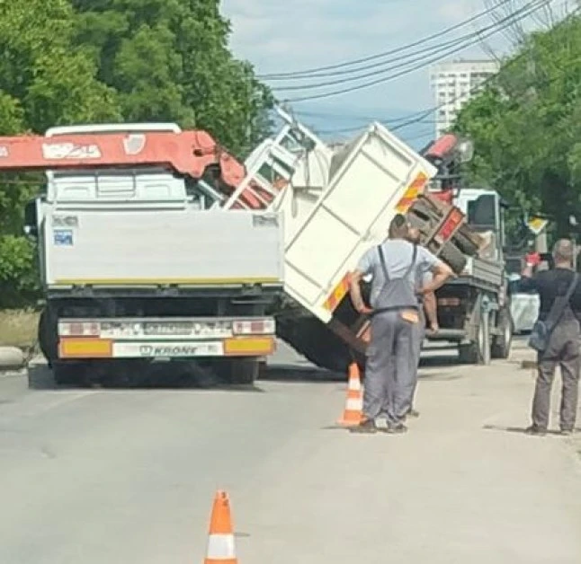 Зрелищно меле в София СНИМКА 