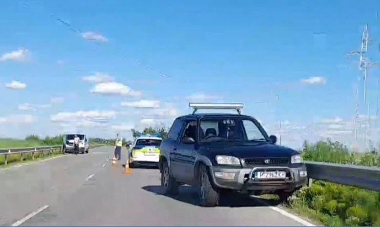Зрелищно меле с 4 коли в Русенско 