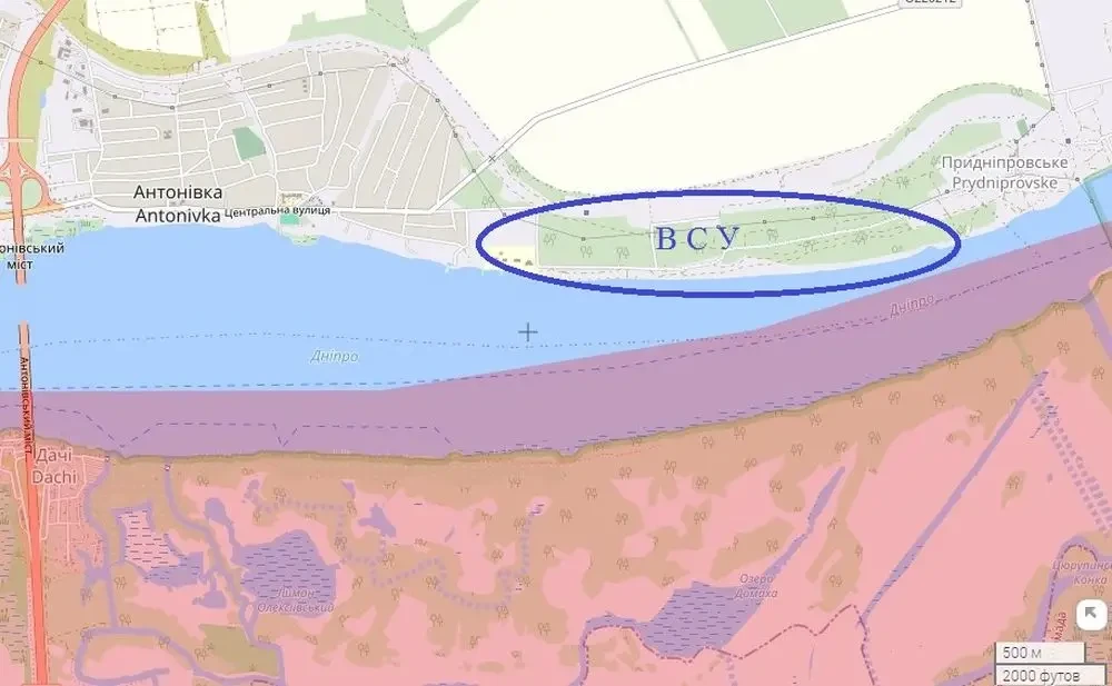 ВСУ напускат позициите си на десния бряг на Днепър край Херсон