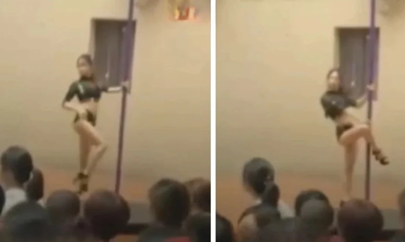 Не е истина: Стриптийзьорка изпълни танц на пилон в детска градина Видео 18+