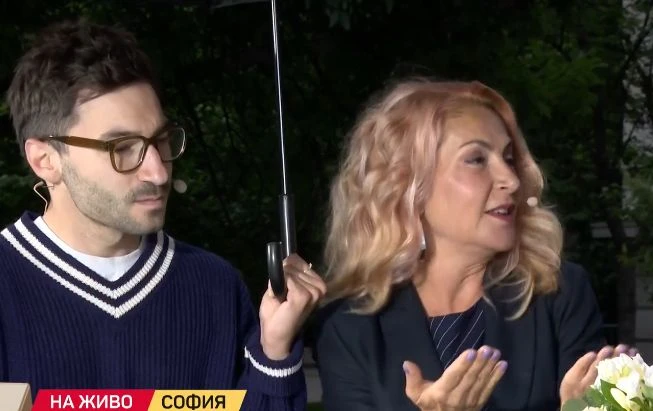 Дъжд, чадъри и импровизации: bTV влезе в историята с най-мокрия сутрешен блок навръх 24 май, снимки