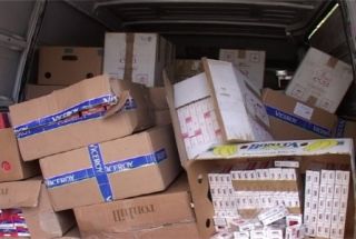Гранични полицаи разкриха 2 300 стека контрабандни цигари