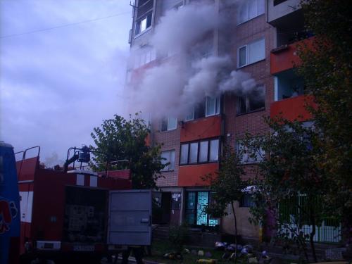 Пожaр вилнее в "Света троица"