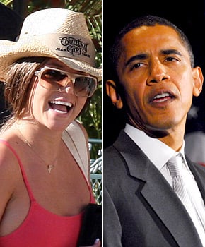 Бритни изпревари Обама в класация за популярност
