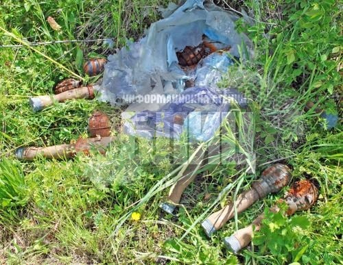 Гранати от преди девети май край Минерални бани 
