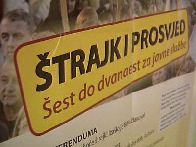 Стачка в образованието в Хърватия